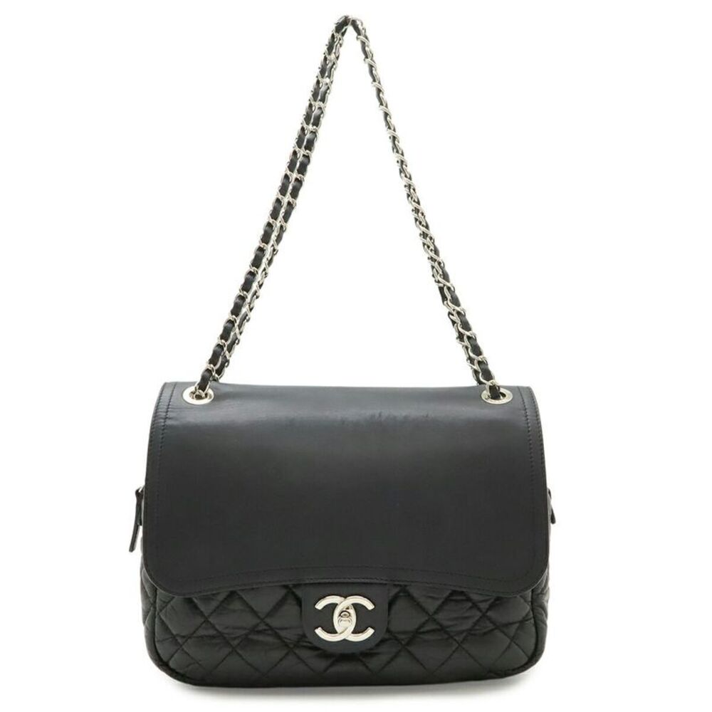 Chanel Matelasse Coco Mark Leather Shoulder Bag